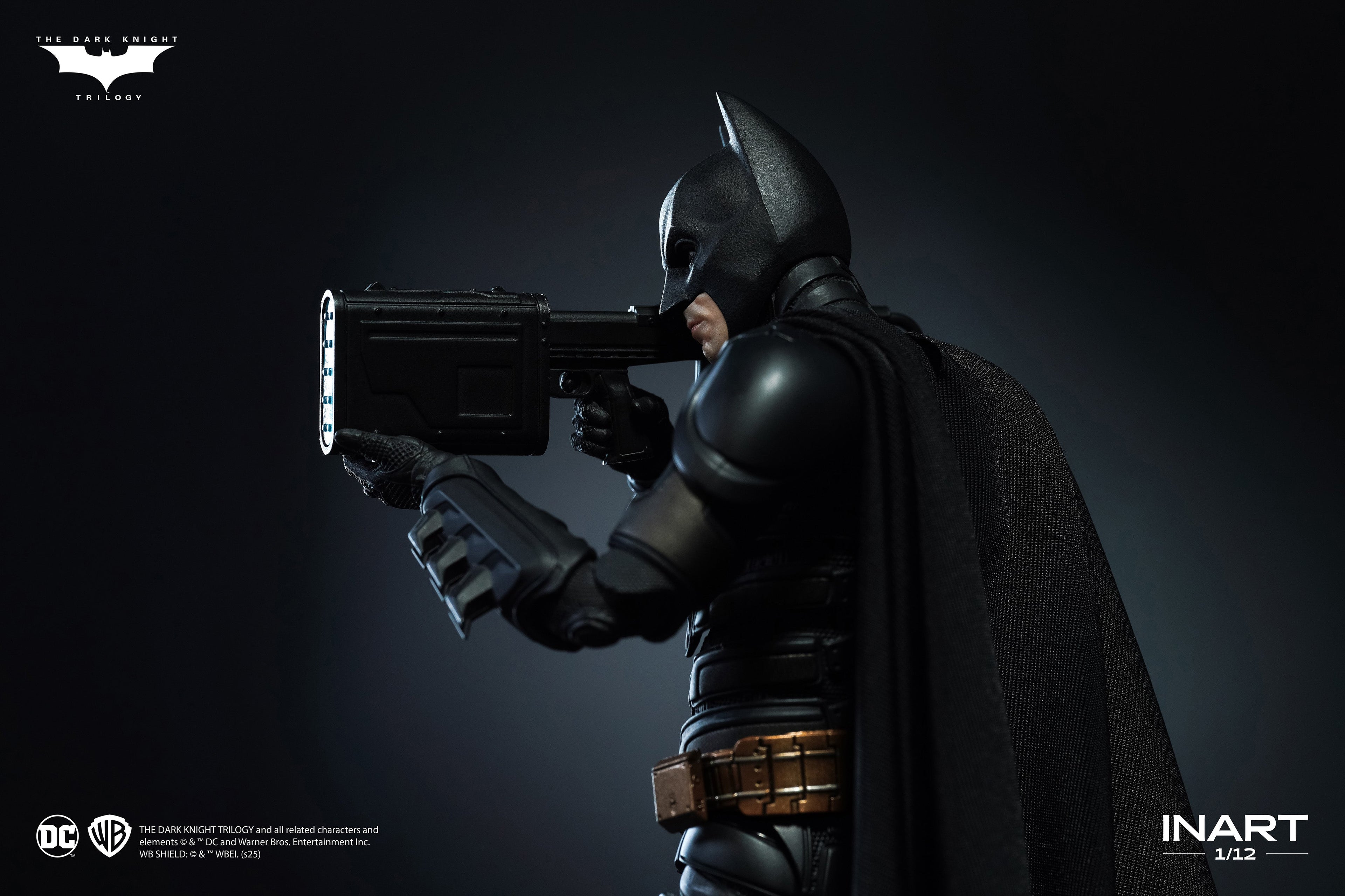 INART The Dark Knight Rises Batman 1/12 Deluxe Edition Action Figure JAPAN