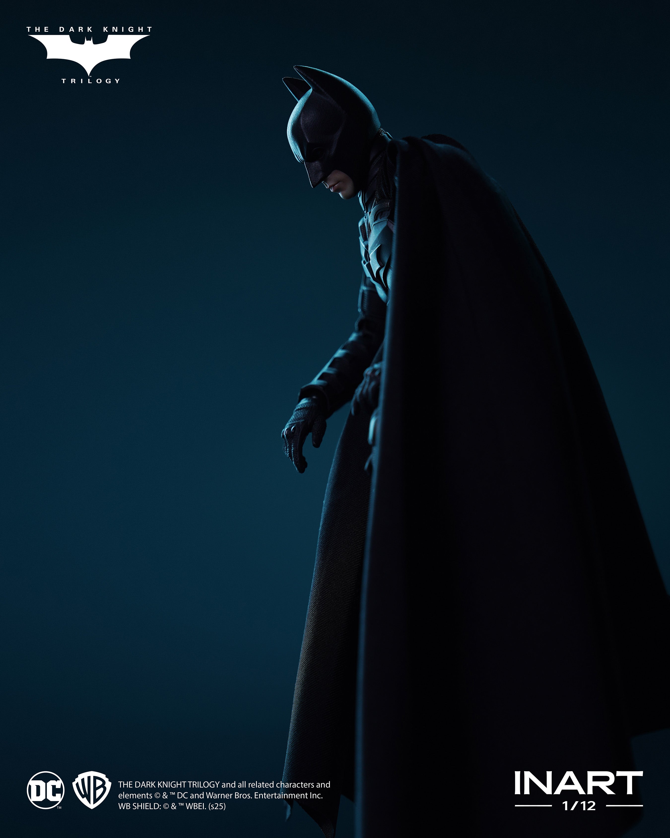 INART The Dark Knight Rises Batman 1/12 Deluxe Edition Action Figure JAPAN