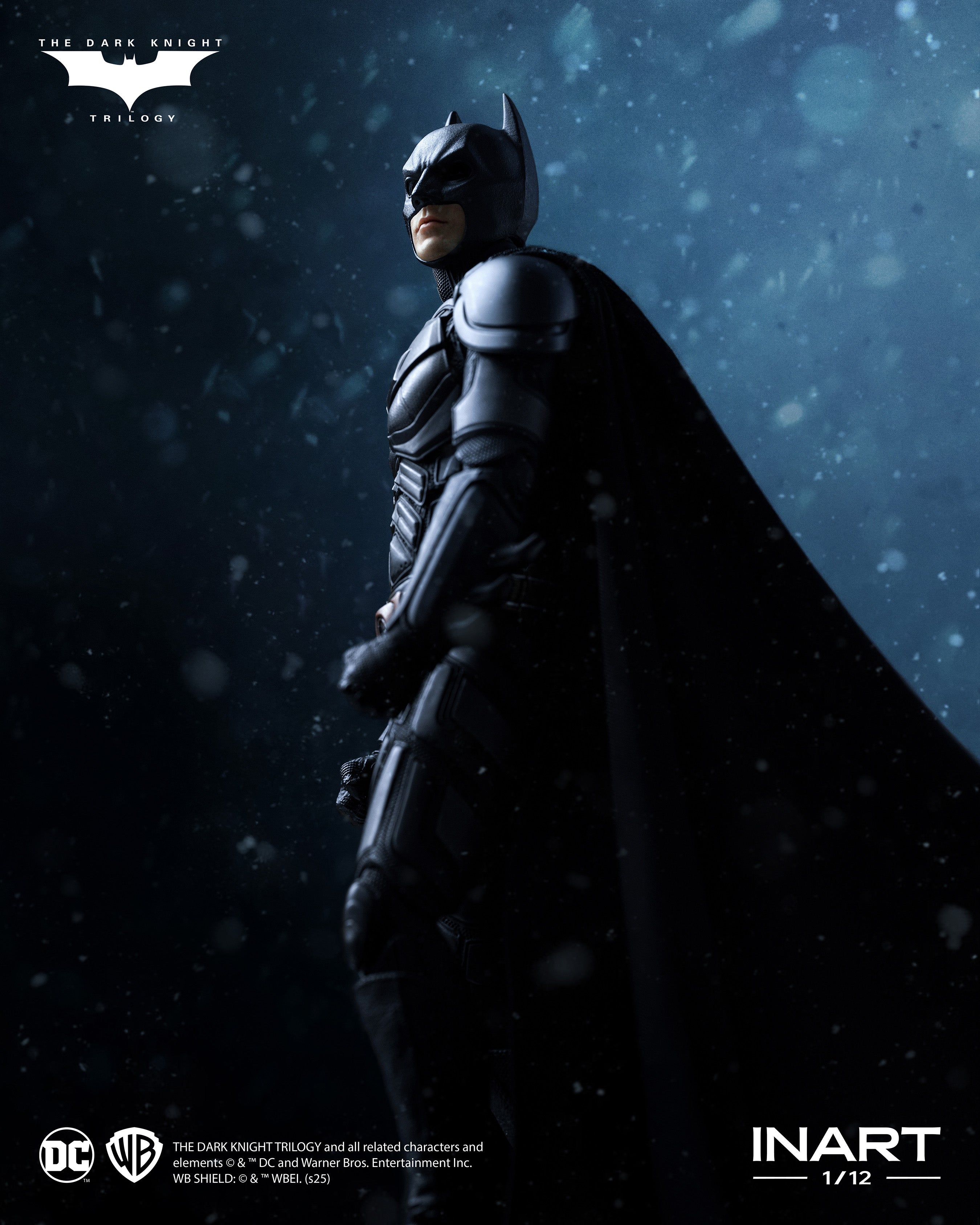 INART The Dark Knight Rises Batman 1/12 Deluxe Edition Action Figure JAPAN