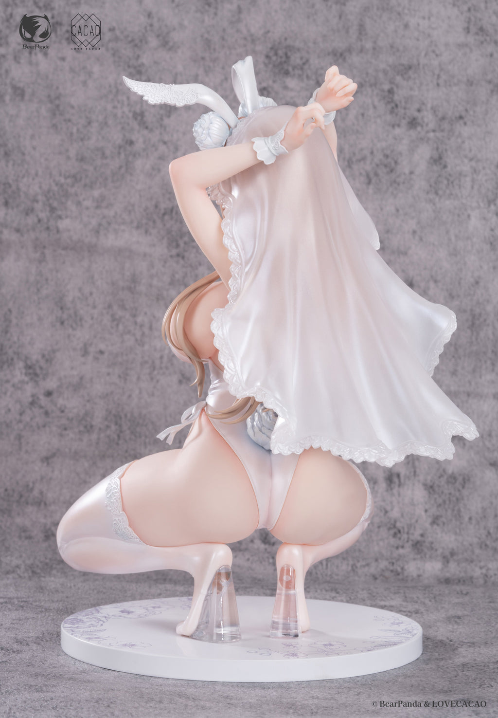 BearPanda Blossom Bunny illustration by LOVECACAO 1/4 Figure JAPAN OFFICIAL