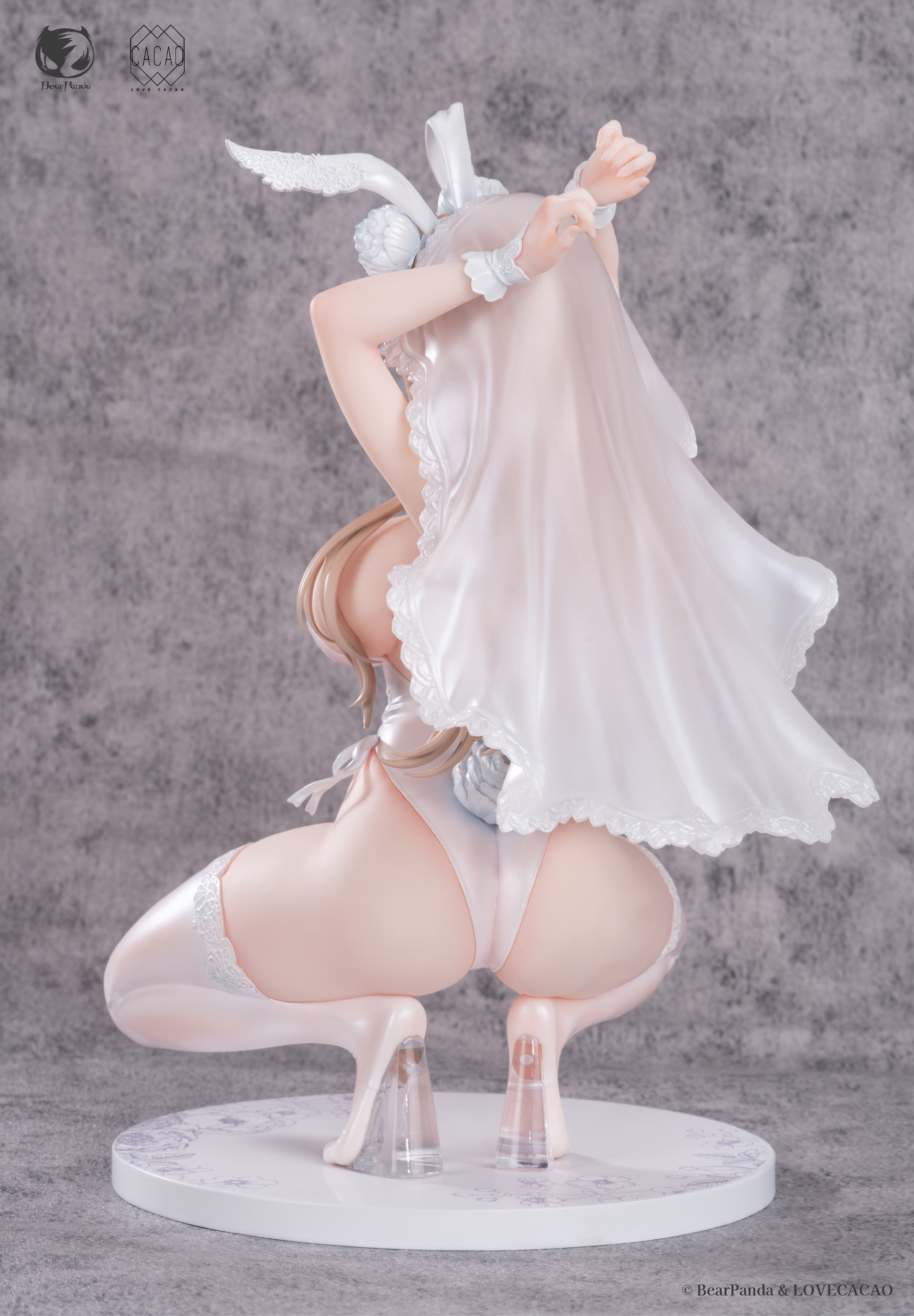 BearPanda Blossom Bunny illustration by LOVECACAO 1/4 Figure JAPAN OFFICIAL