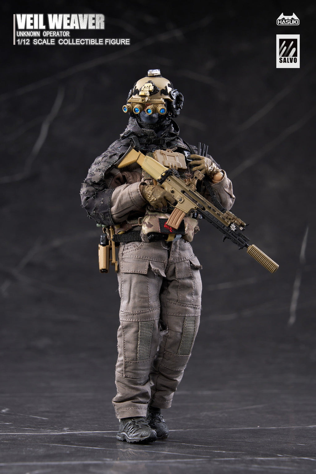 HASUKI SALVO Series SA04 Veil Weaver 1/12 Action Figure JAPAN OFFICIAL