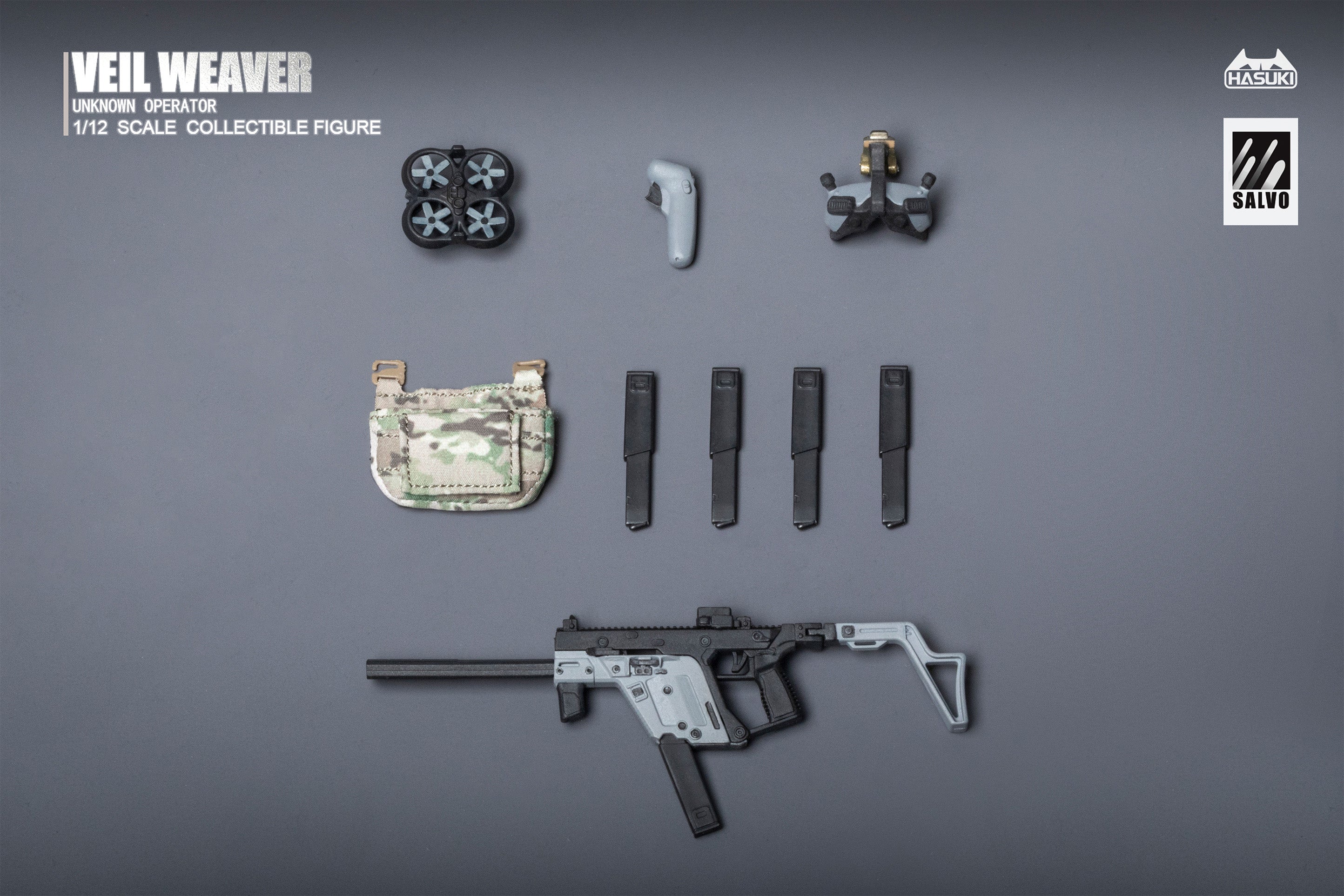 HASUKI WM-07 Reconnaissance Enhancement Kit 1/12 Action Figure Option Part JAPAN
