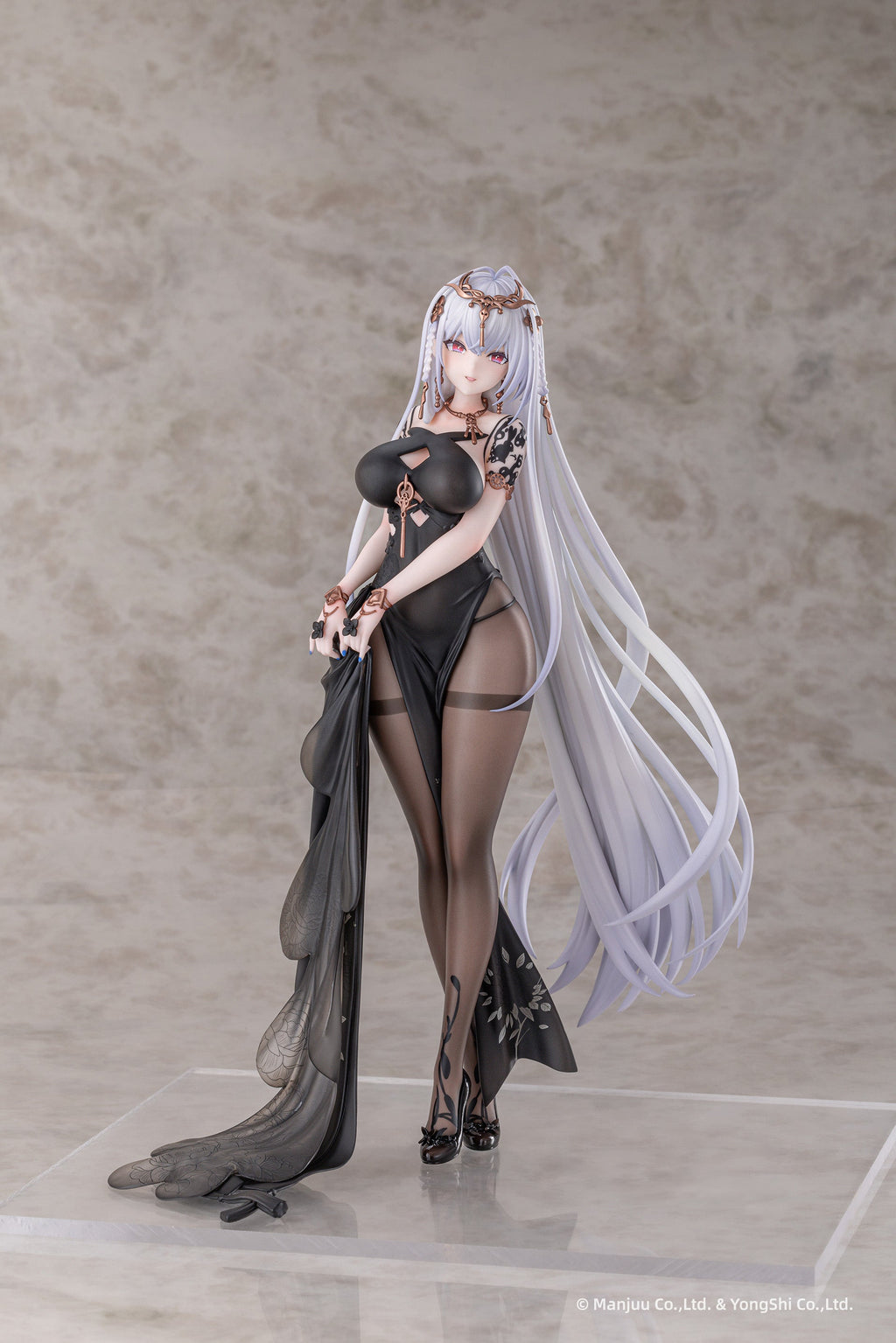 AniGame Azur Lane Emden Moonsilver Union Ver. Black 1/6 Figure JAPAN OFFICIAL