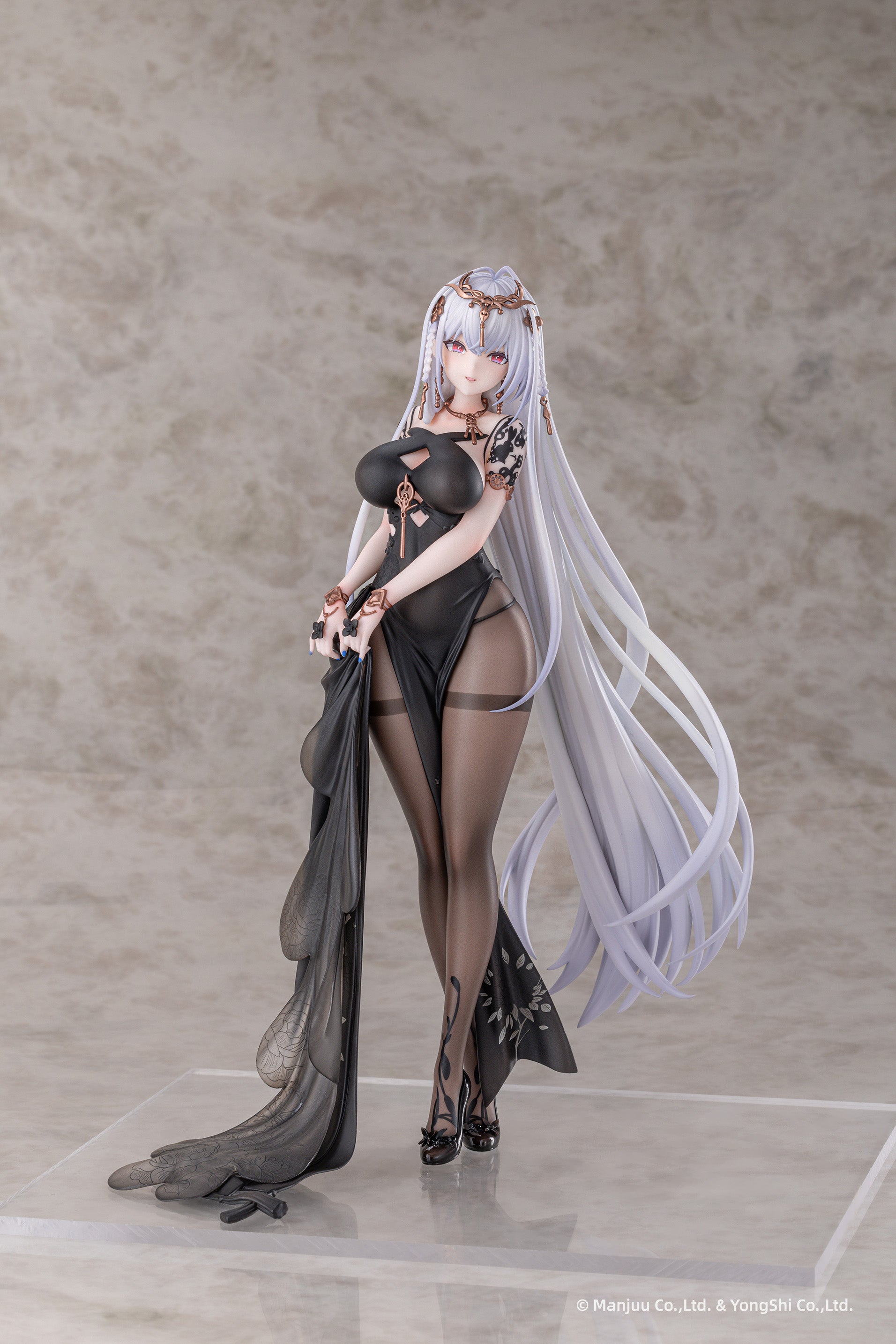 AniGame Azur Lane Emden Moonsilver Union Ver. Black 1/6 Figure JAPAN OFFICIAL