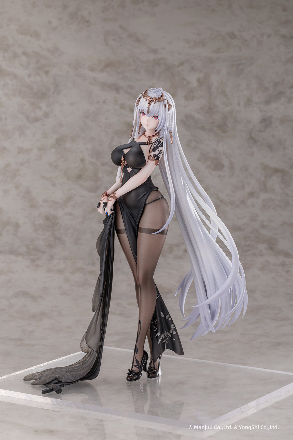 AniGame Azur Lane Emden Moonsilver Union Ver. Black 1/6 Figure JAPAN OFFICIAL