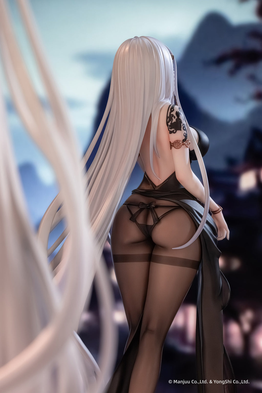AniGame Azur Lane Emden Moonsilver Union Ver. Set 1/6 Figure JAPAN OFFICIAL