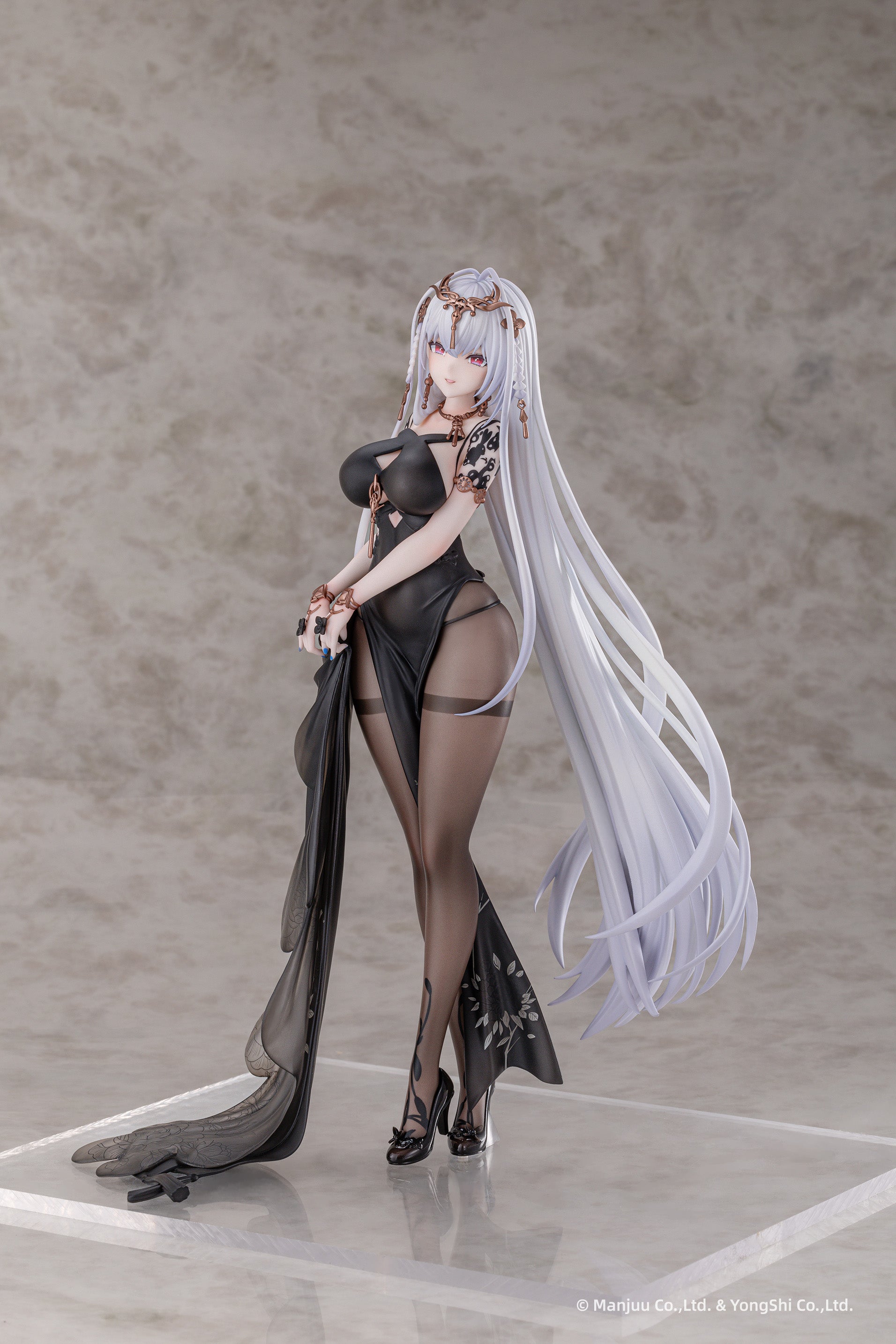 AniGame Azur Lane Emden Moonsilver Union Ver. Set 1/6 Figure JAPAN OFFICIAL