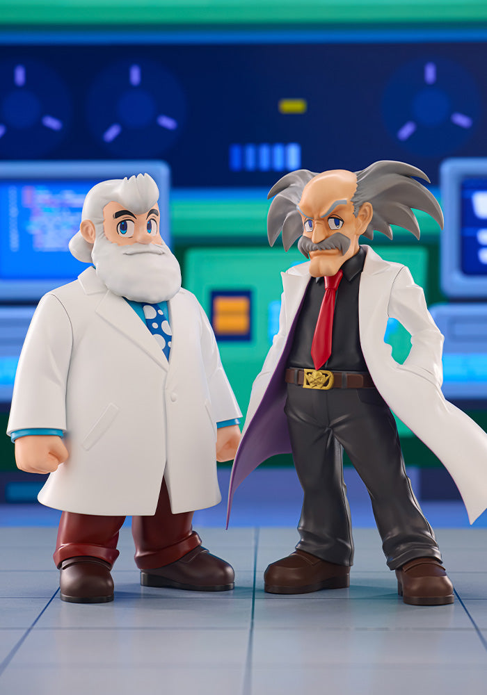 Kotobukiya OSHI WORKS Mega Man Dr. Wily & Dr. Light Figure JAPAN OFFICIAL