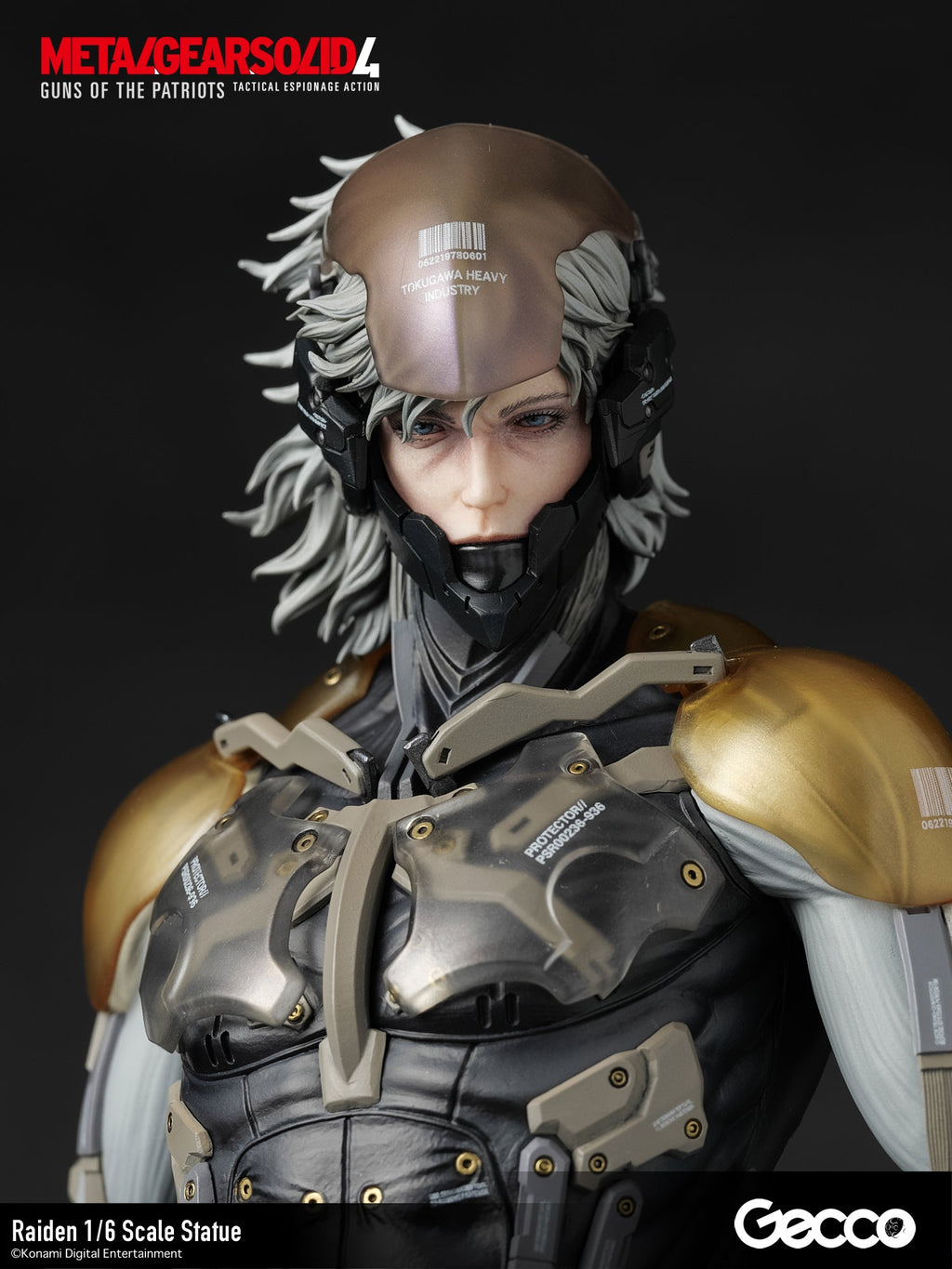 Gecco METAL GEAR SOLID 4 GUNS OF THE PATRIOTS Raiden 1/6 Figure JAPAN OFFICIAL