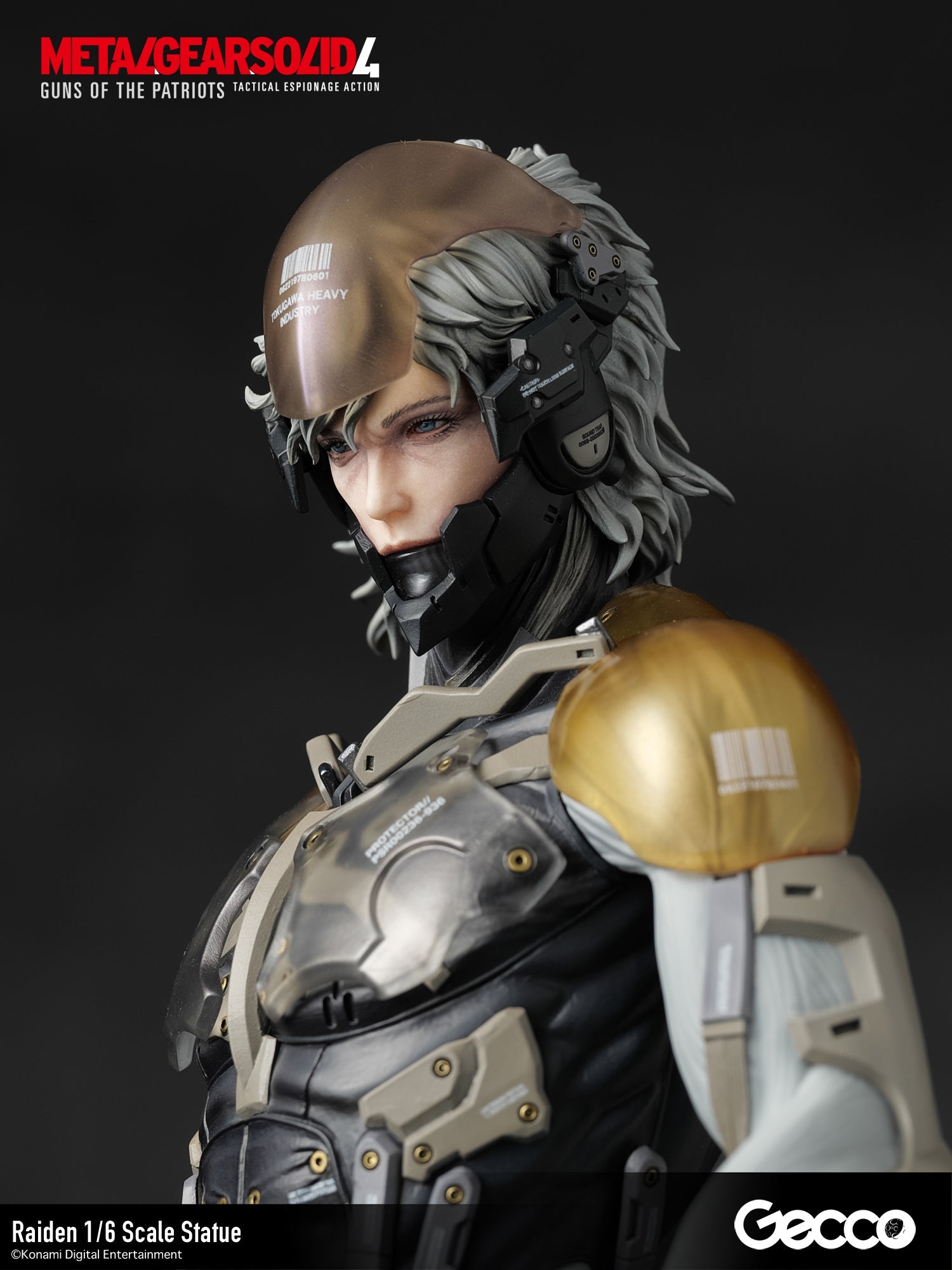 Gecco METAL GEAR SOLID 4 GUNS OF THE PATRIOTS Raiden 1/6 Figure JAPAN OFFICIAL