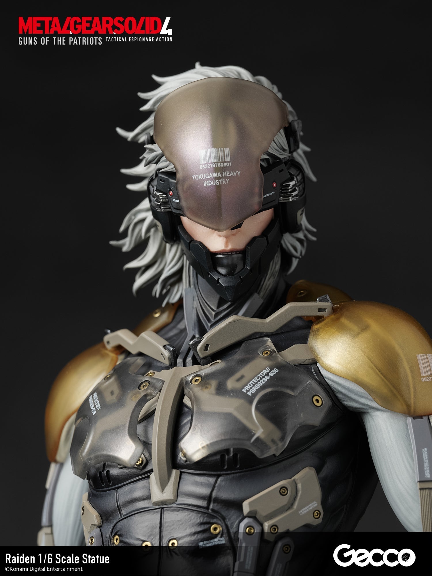 Gecco METAL GEAR SOLID 4 GUNS OF THE PATRIOTS Raiden 1/6 Figure JAPAN OFFICIAL