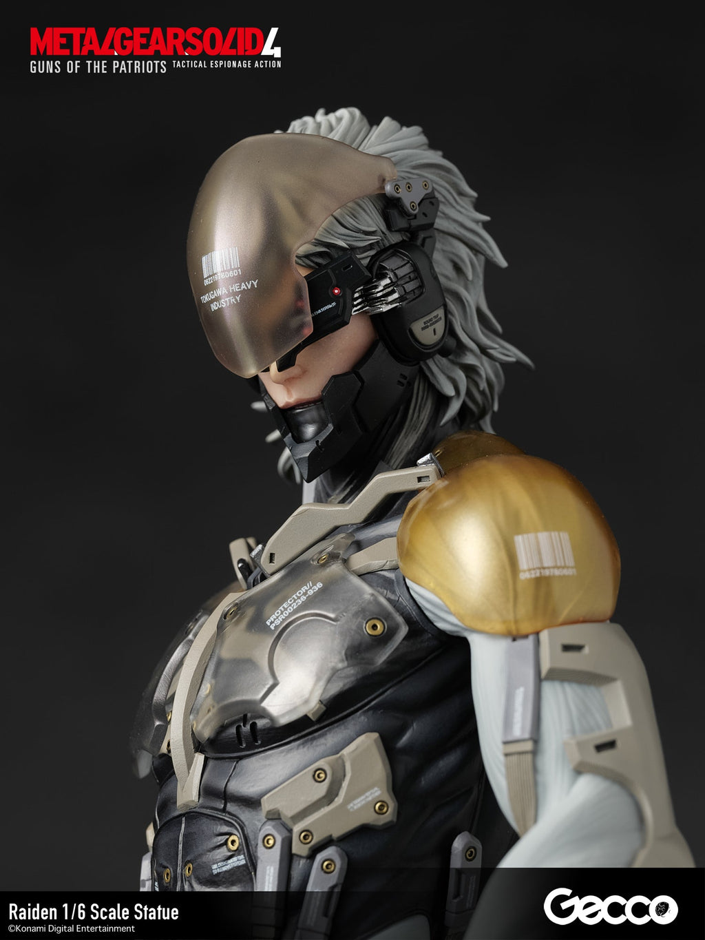 Gecco METAL GEAR SOLID 4 GUNS OF THE PATRIOTS Raiden 1/6 Figure JAPAN OFFICIAL