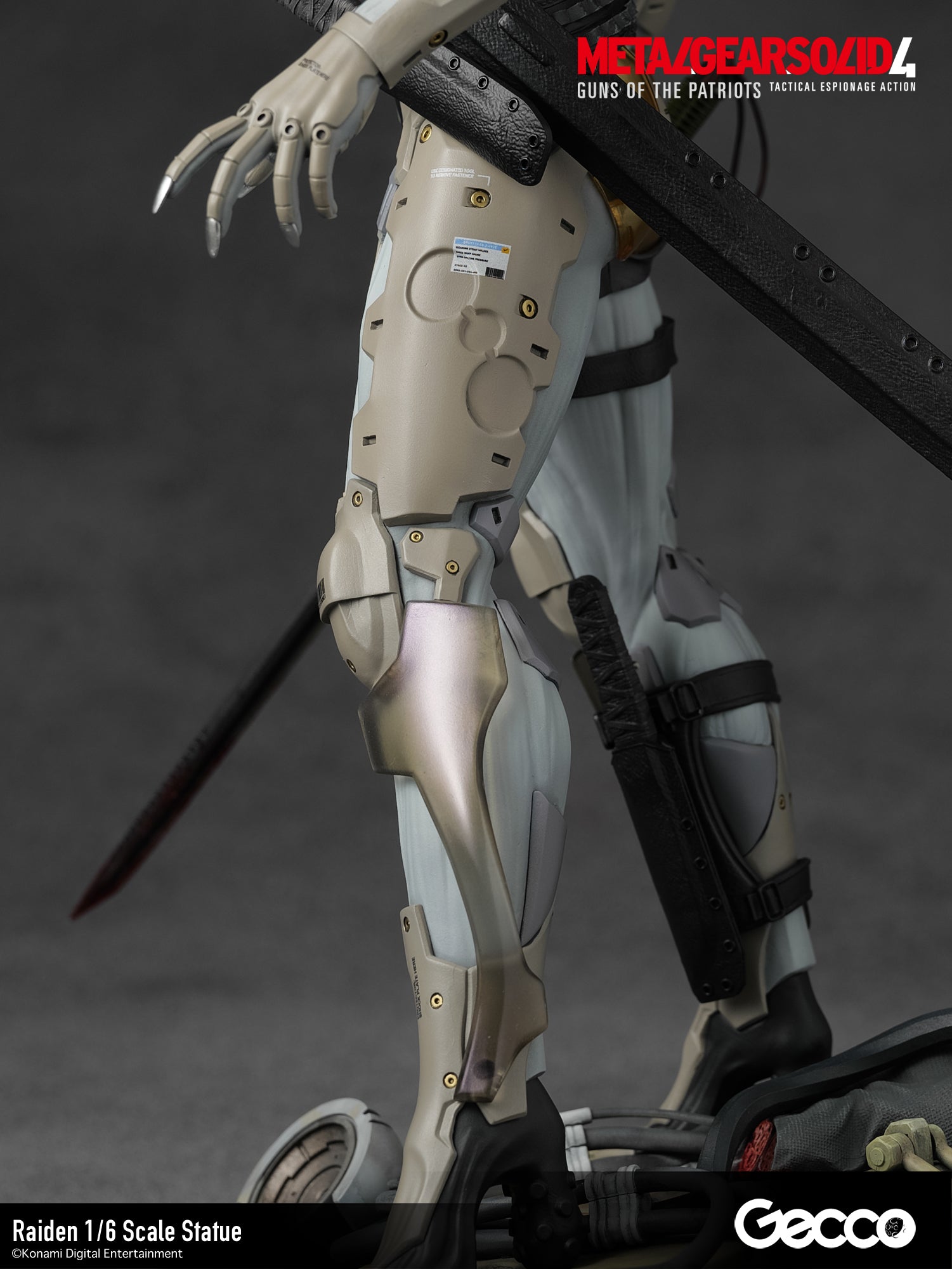 Gecco METAL GEAR SOLID 4 GUNS OF THE PATRIOTS Raiden 1/6 Figure JAPAN OFFICIAL