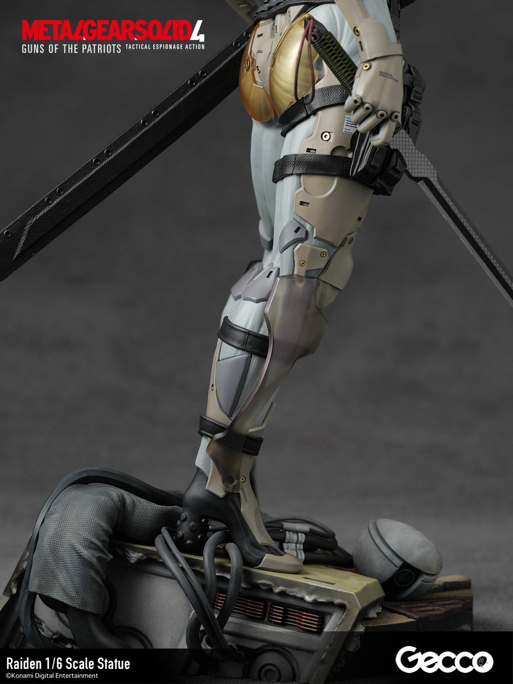 Gecco METAL GEAR SOLID 4 GUNS OF THE PATRIOTS Raiden 1/6 Figure JAPAN OFFICIAL