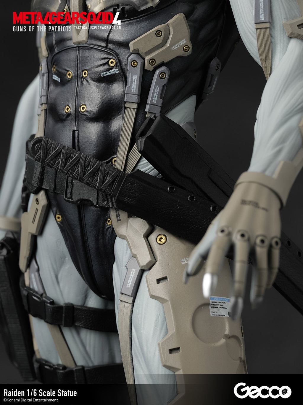 Gecco METAL GEAR SOLID 4 GUNS OF THE PATRIOTS Raiden 1/6 Figure JAPAN OFFICIAL