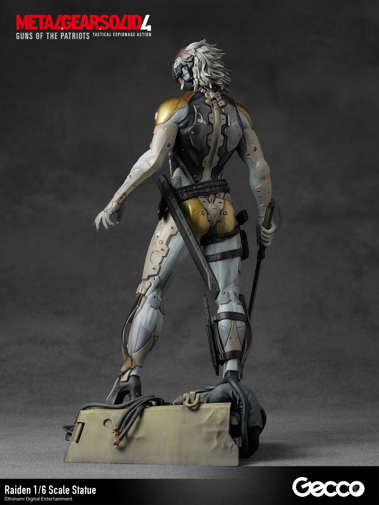 Gecco METAL GEAR SOLID 4 GUNS OF THE PATRIOTS Raiden 1/6 Figure JAPAN OFFICIAL