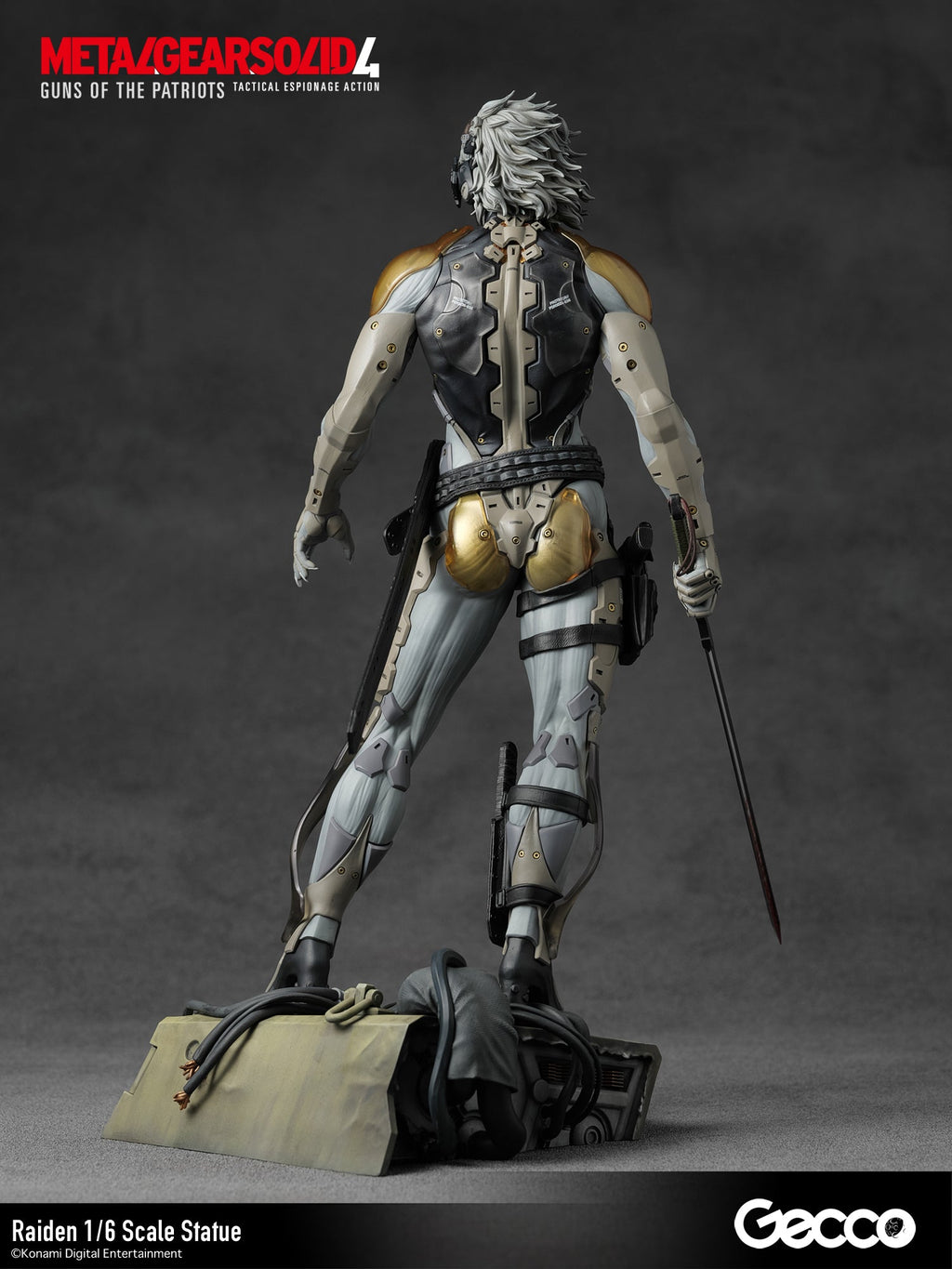Gecco METAL GEAR SOLID 4 GUNS OF THE PATRIOTS Raiden 1/6 Figure JAPAN OFFICIAL