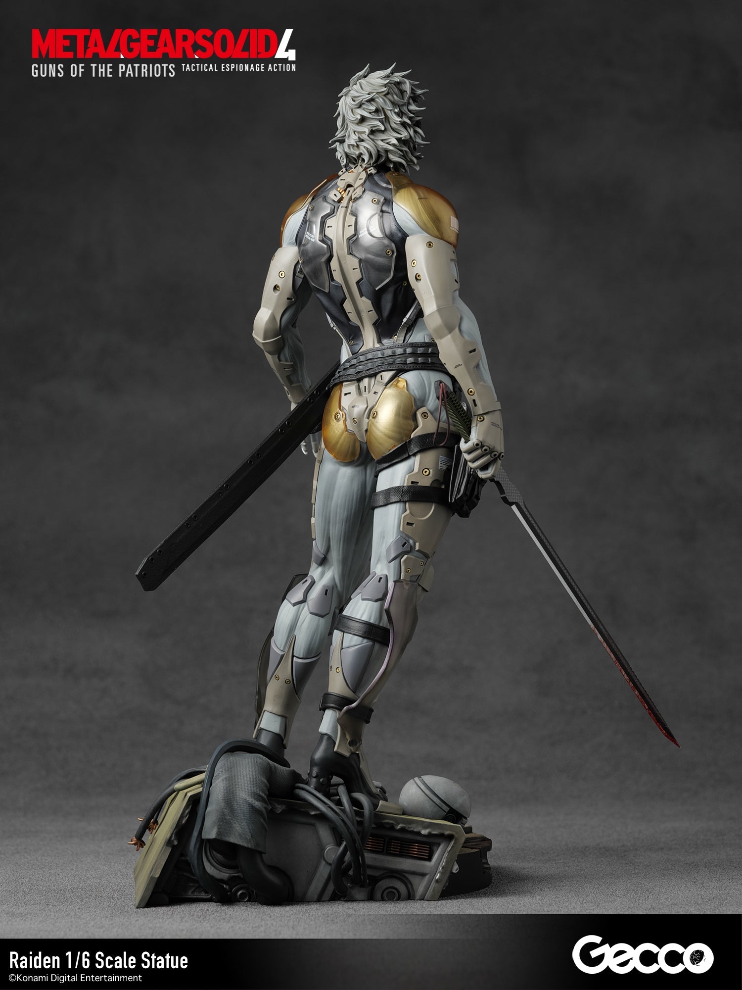 Gecco METAL GEAR SOLID 4 GUNS OF THE PATRIOTS Raiden 1/6 Figure JAPAN OFFICIAL