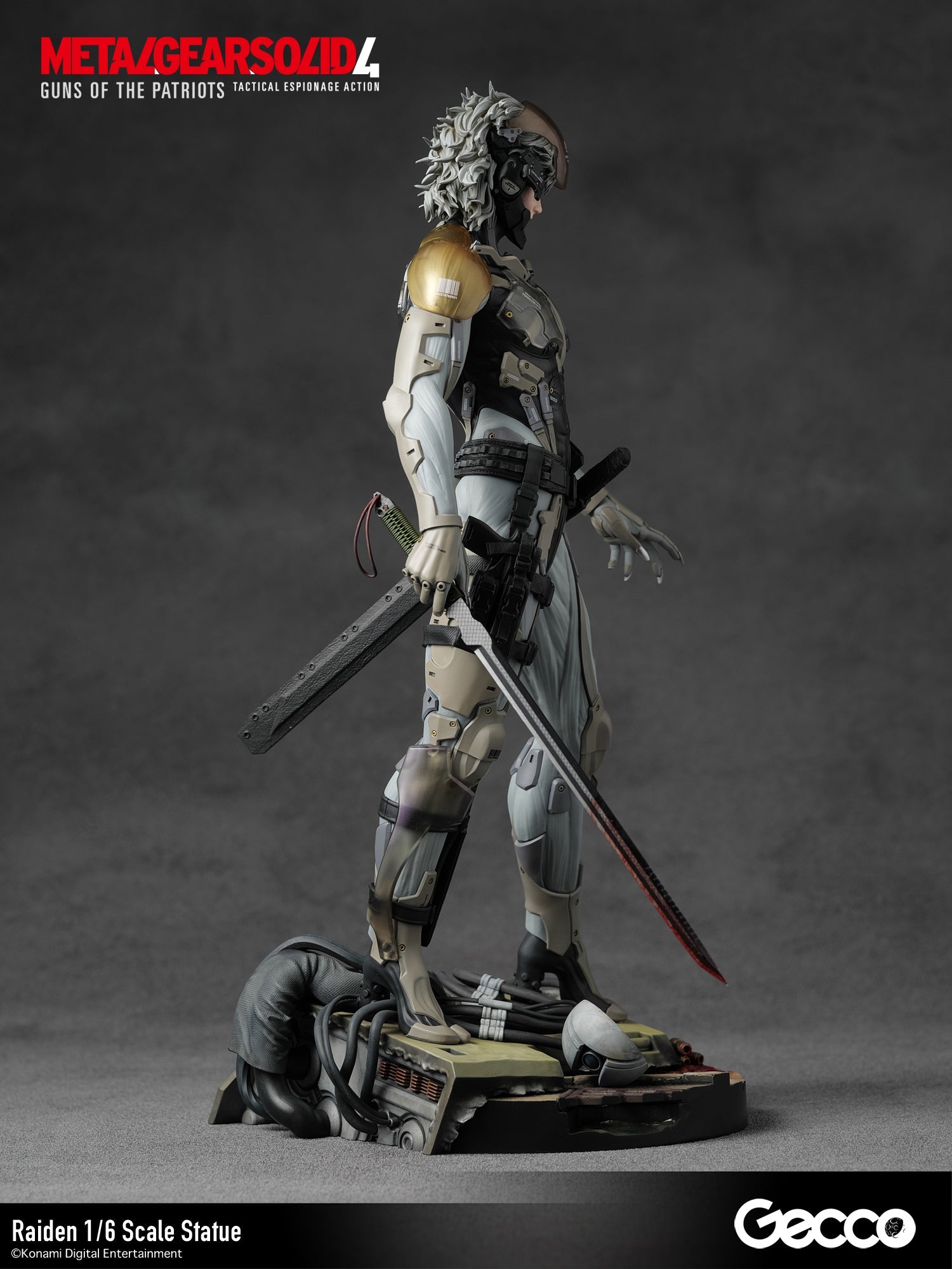 Gecco METAL GEAR SOLID 4 GUNS OF THE PATRIOTS Raiden 1/6 Figure JAPAN OFFICIAL