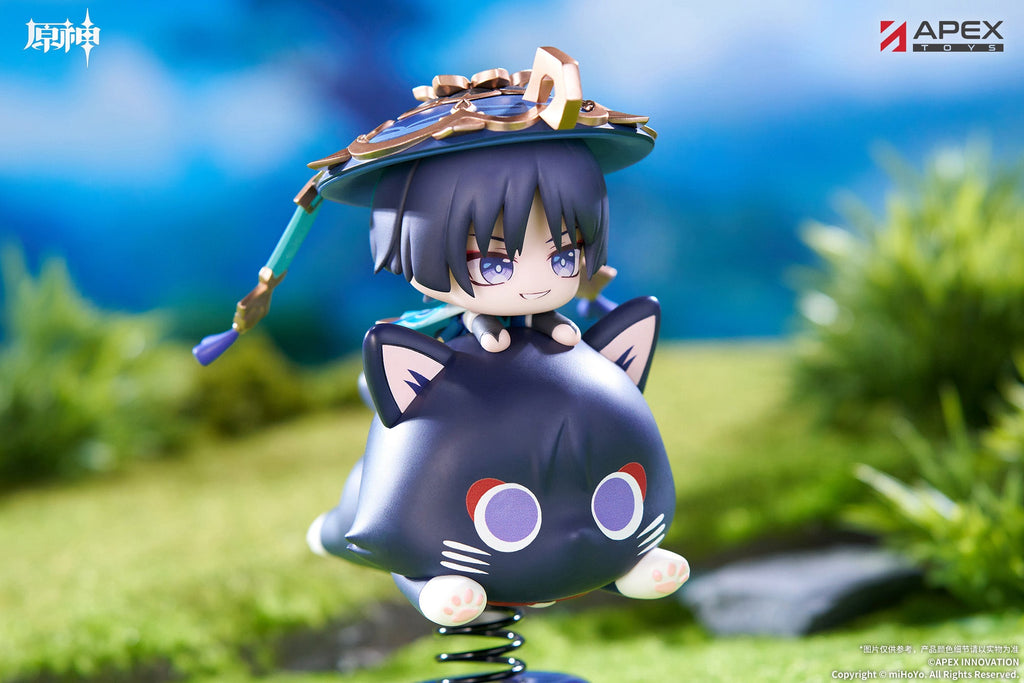 APEX Genshin Impact Chibi Chara Yurayura Stand Wanderer Figure JAPAN OFFICIAL