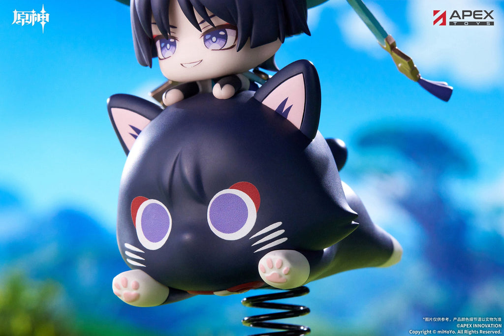 APEX Genshin Impact Chibi Chara Yurayura Stand Wanderer Figure JAPAN OFFICIAL