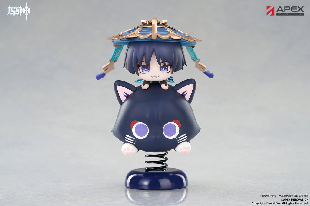 APEX Genshin Impact Chibi Chara Yurayura Stand Wanderer Figure JAPAN OFFICIAL