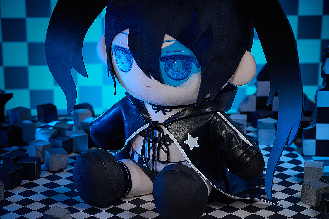 Solarain BLACK ROCK SHOOTER Punipuni Big Plush Doll JAPAN OFFICIAL