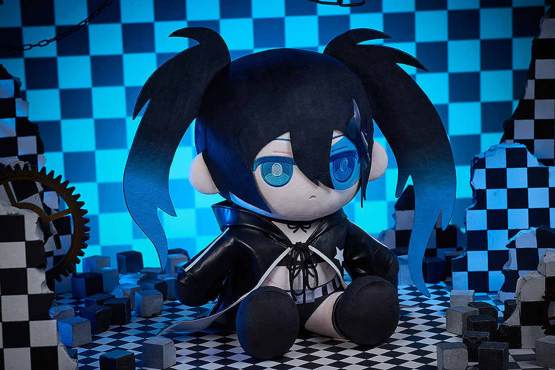 Solarain BLACK ROCK SHOOTER Punipuni Big Plush Doll JAPAN OFFICIAL
