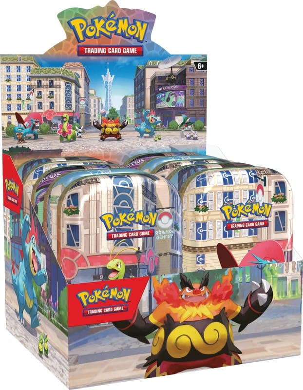 Pokemon Lumiose City Mini Tins [x10-Tin] Display