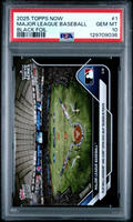 2025 Topps Now - Major League Baseball 1 Tokyo Series - Black Foil /10 - PSA 10
