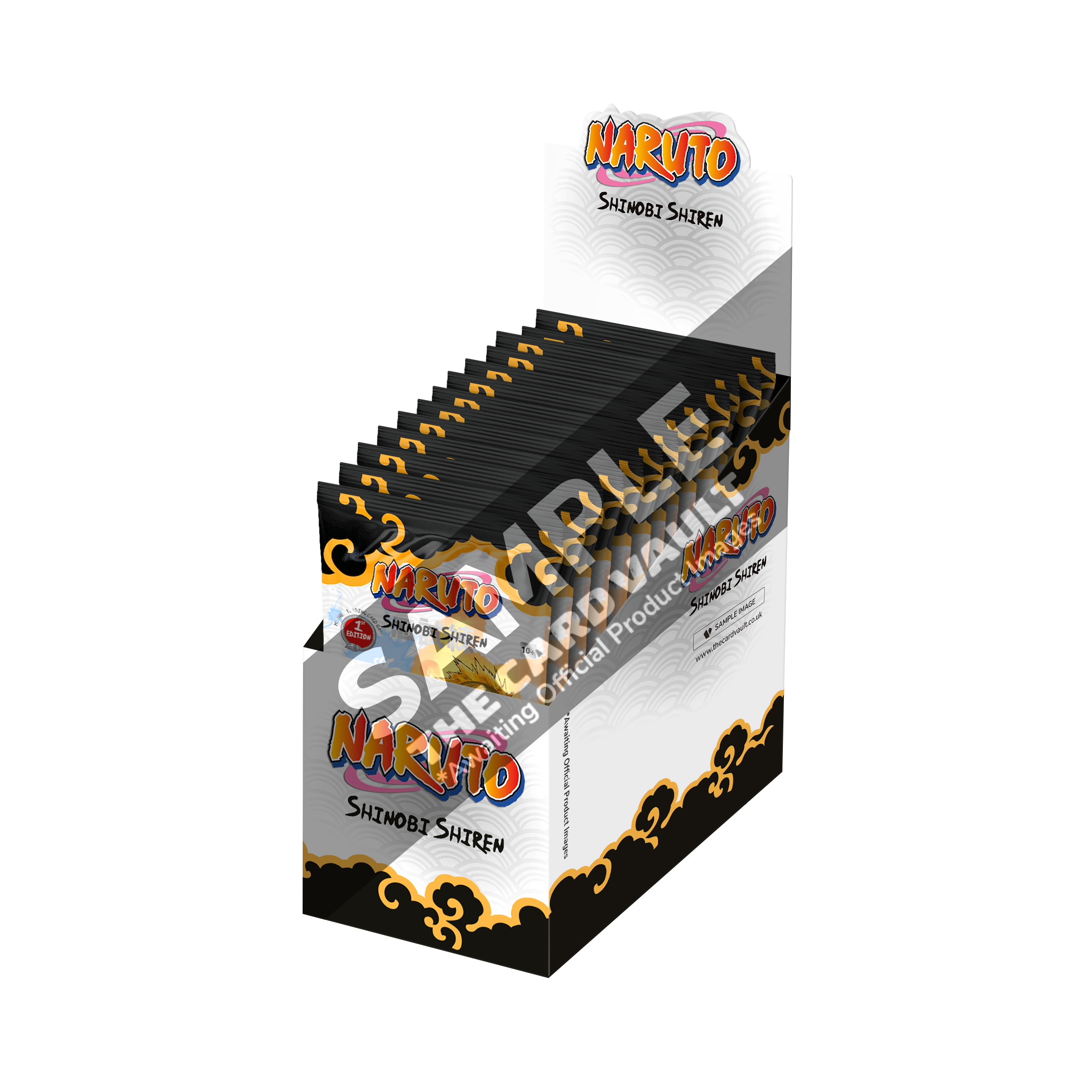 Naruto Mythos TCG - Set 02 - Shinobi Shiren - Booster Box (24x Packs) (1st Edition)