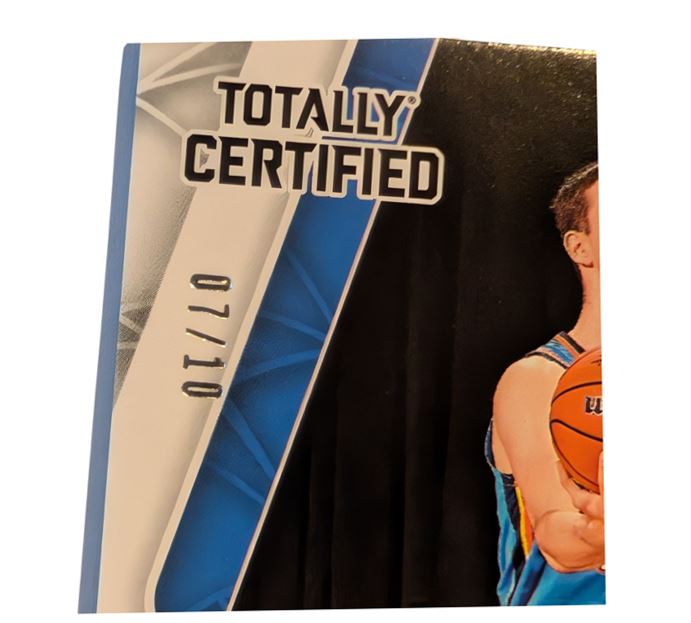 2024-25 Panini Totally Certified Nikola Topic Fabric Of The Game Gold #'d 07/10