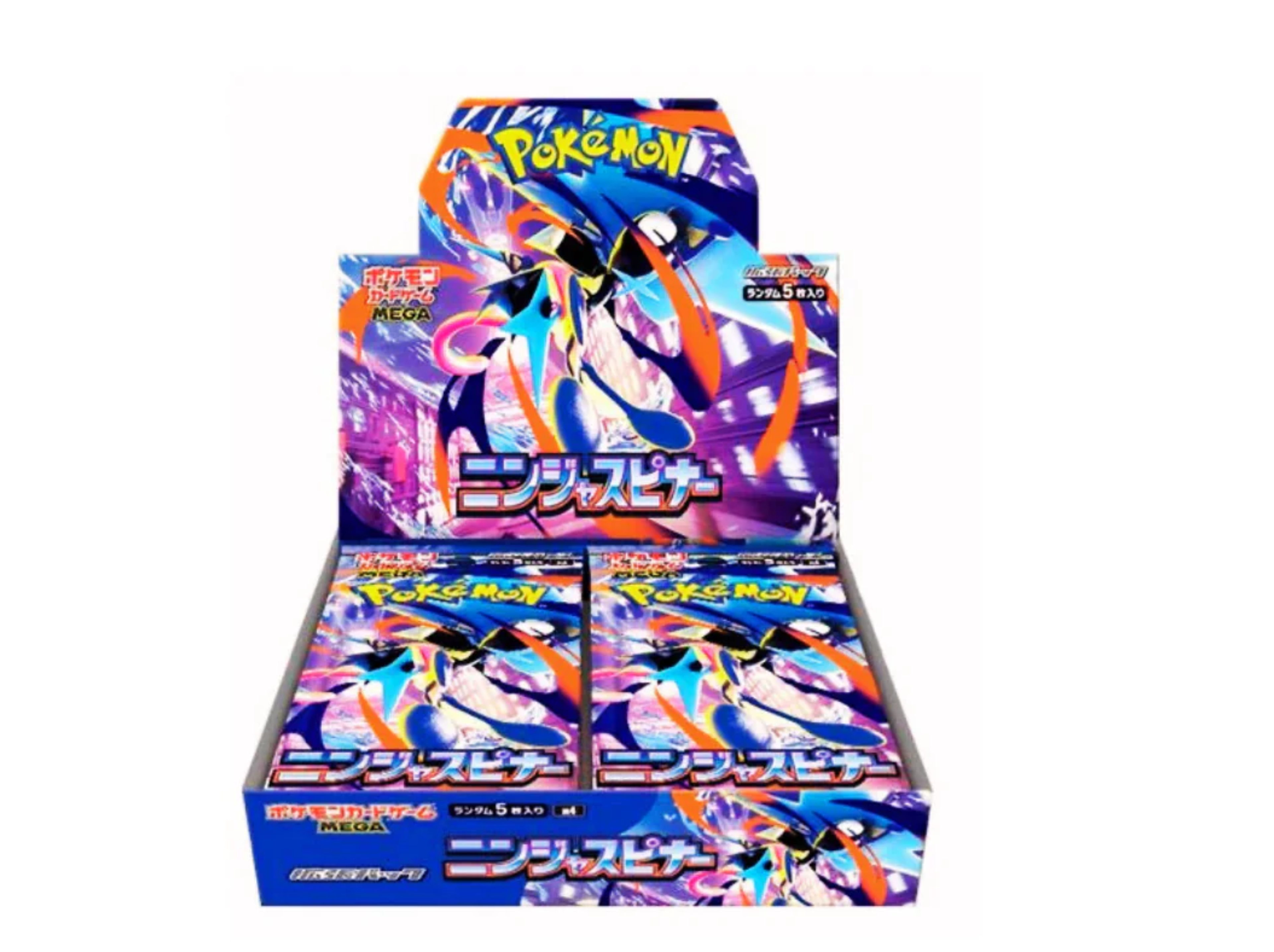 Pokémon Japanese MEGA Ninja Spinner Booster Box