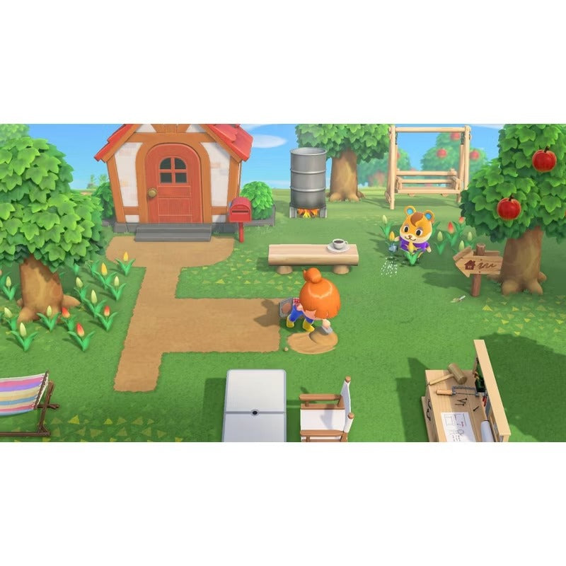 Nintendo Switch Lite: Animal Crossing: New Horizons Bundle - Isabelle's Aloha Edition [Nintendo Switch System]
