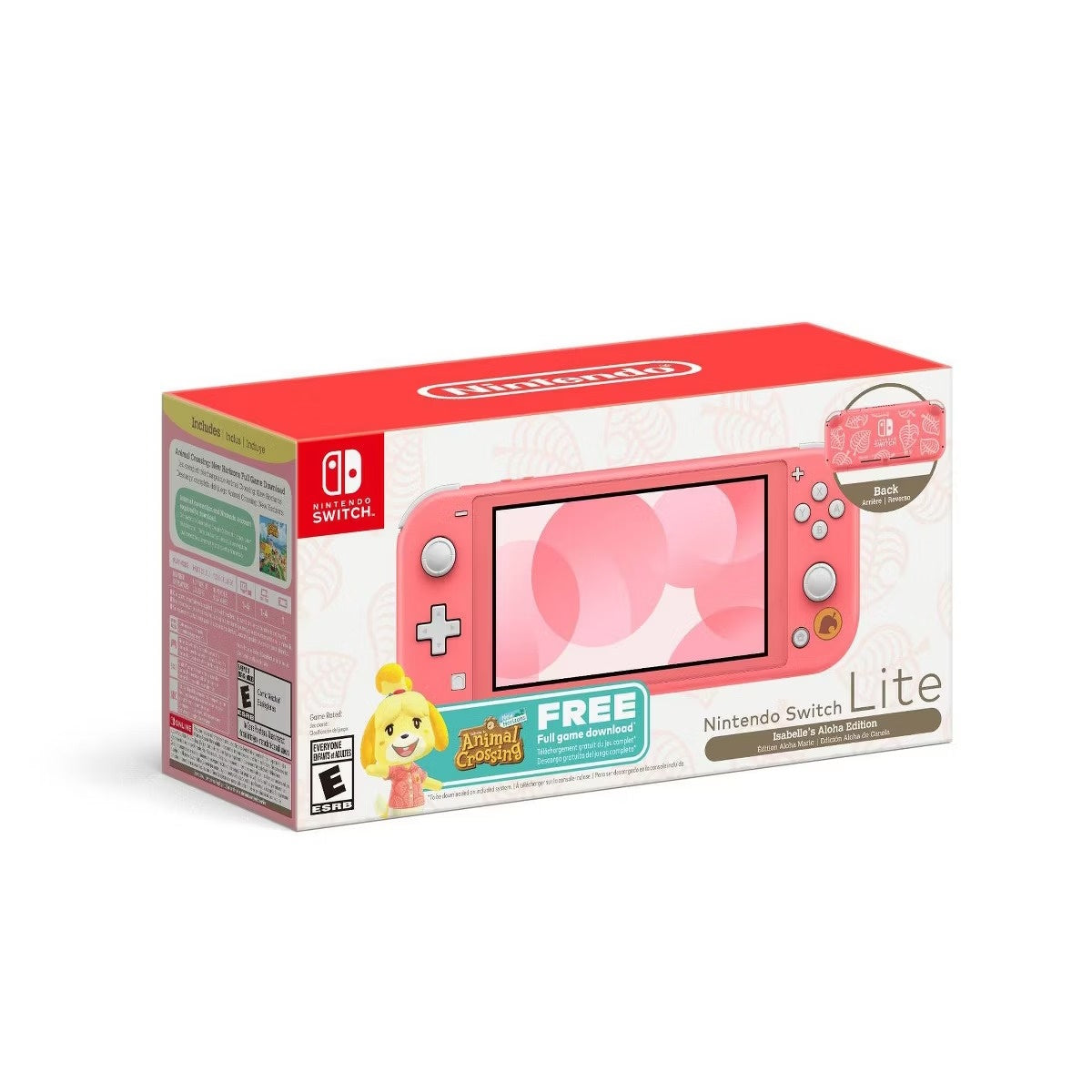 Nintendo Switch Lite: Animal Crossing: New Horizons Bundle - Isabelle's Aloha Edition [Nintendo Switch System]