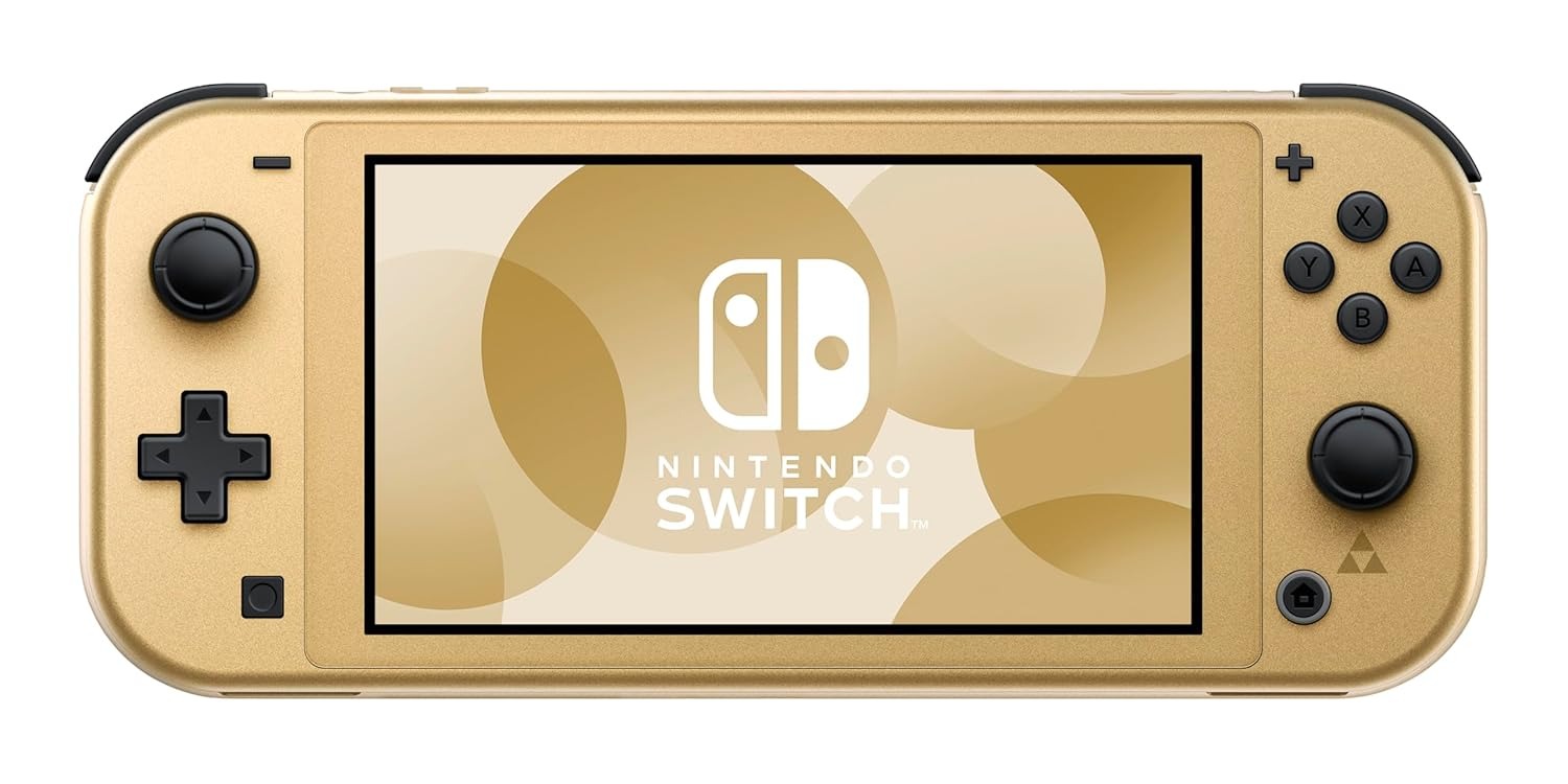 Nintendo Switch Lite: Hyrule Edition  - Bonus 12 Month Online + Expansion Pack [Nintendo Switch System]