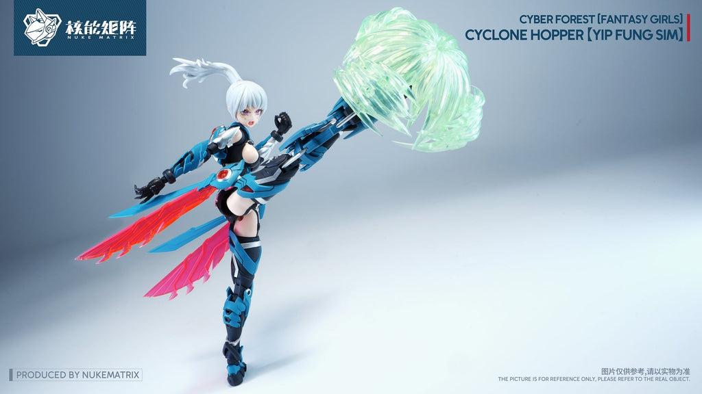 Cyber Forest Fantasy Girls FF0120 Cyclone Hopper Yip Fung Sim Model Kit JAPAN