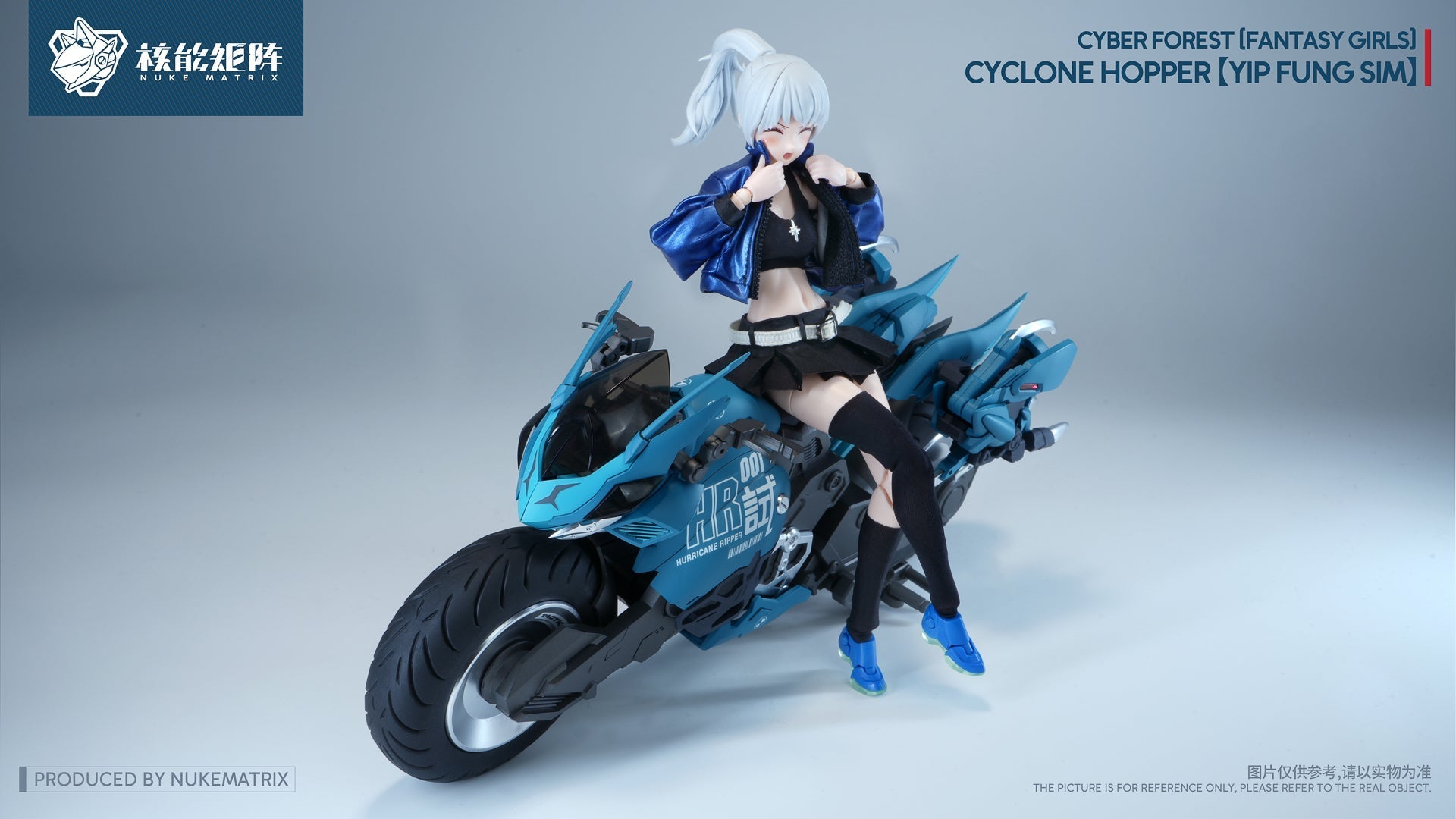 Cyber Forest Fantasy Girls FF0120 Cyclone Hopper Yip Fung Sim Model Kit JAPAN