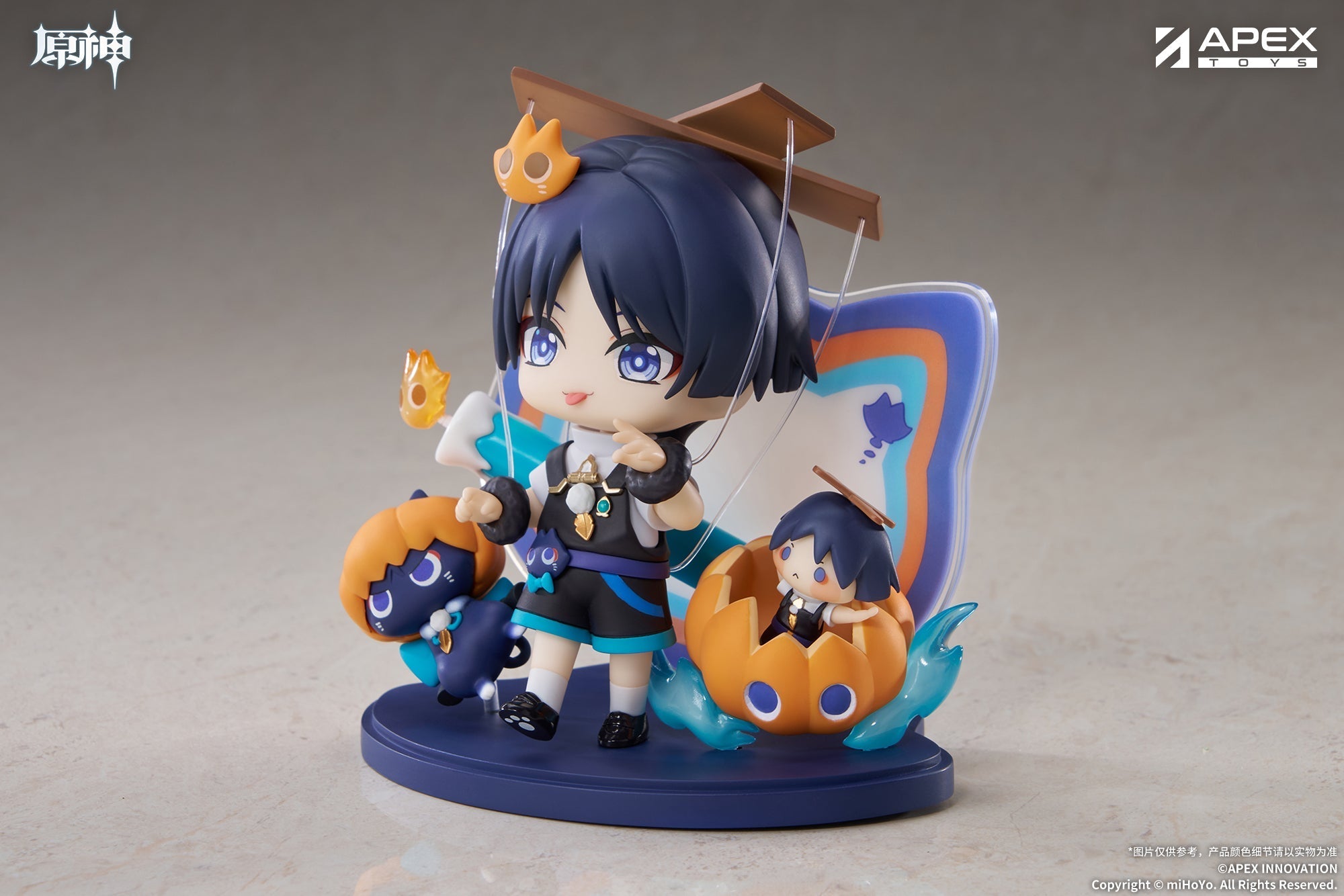 APEX Genshin Impact You Ye Qi Xiang Series Chibi Chara Figure Wanderer JAPAN