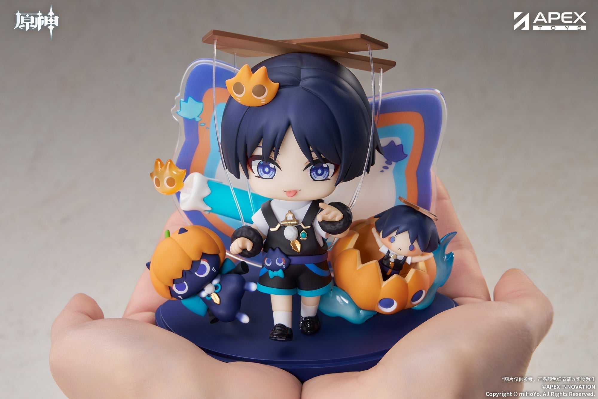 APEX Genshin Impact You Ye Qi Xiang Series Chibi Chara Figure Wanderer JAPAN