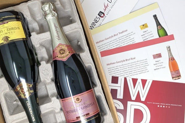 Club Cuvée - Champagne Club (Monthly) By "He Wines, She Dines"