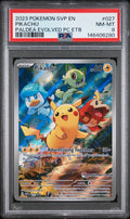 Pikachu Paldea Evolved PC ETB Promo #027 PSA 8