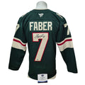 Chandail officiel Fanatics Premium signé - Brock Faber domicile East Coast coa