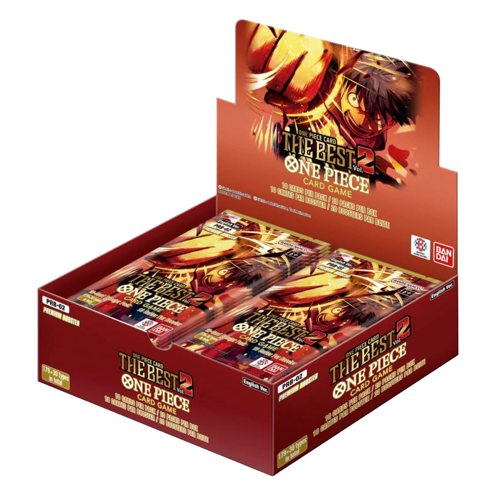 One Piece TCG - One Piece Card The Best Vol.2 (PRB-02) - Display Case (10x Boxes)