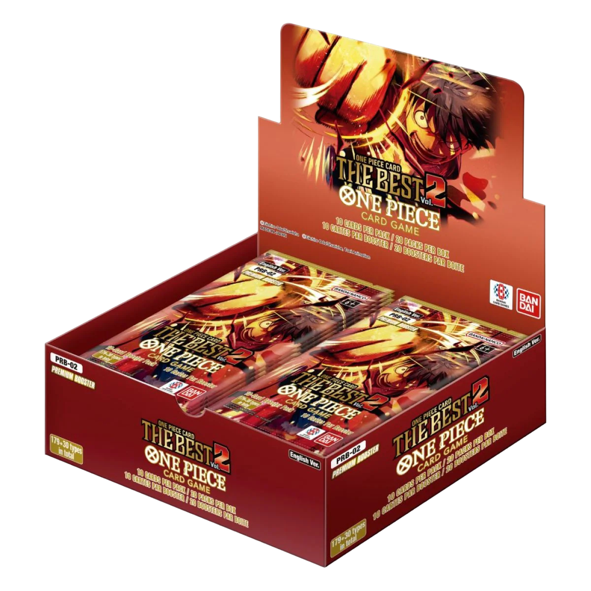 One Piece TCG - One Piece Card The Best Vol.2 (PRB-02) - Display Case (10x Boxes)
