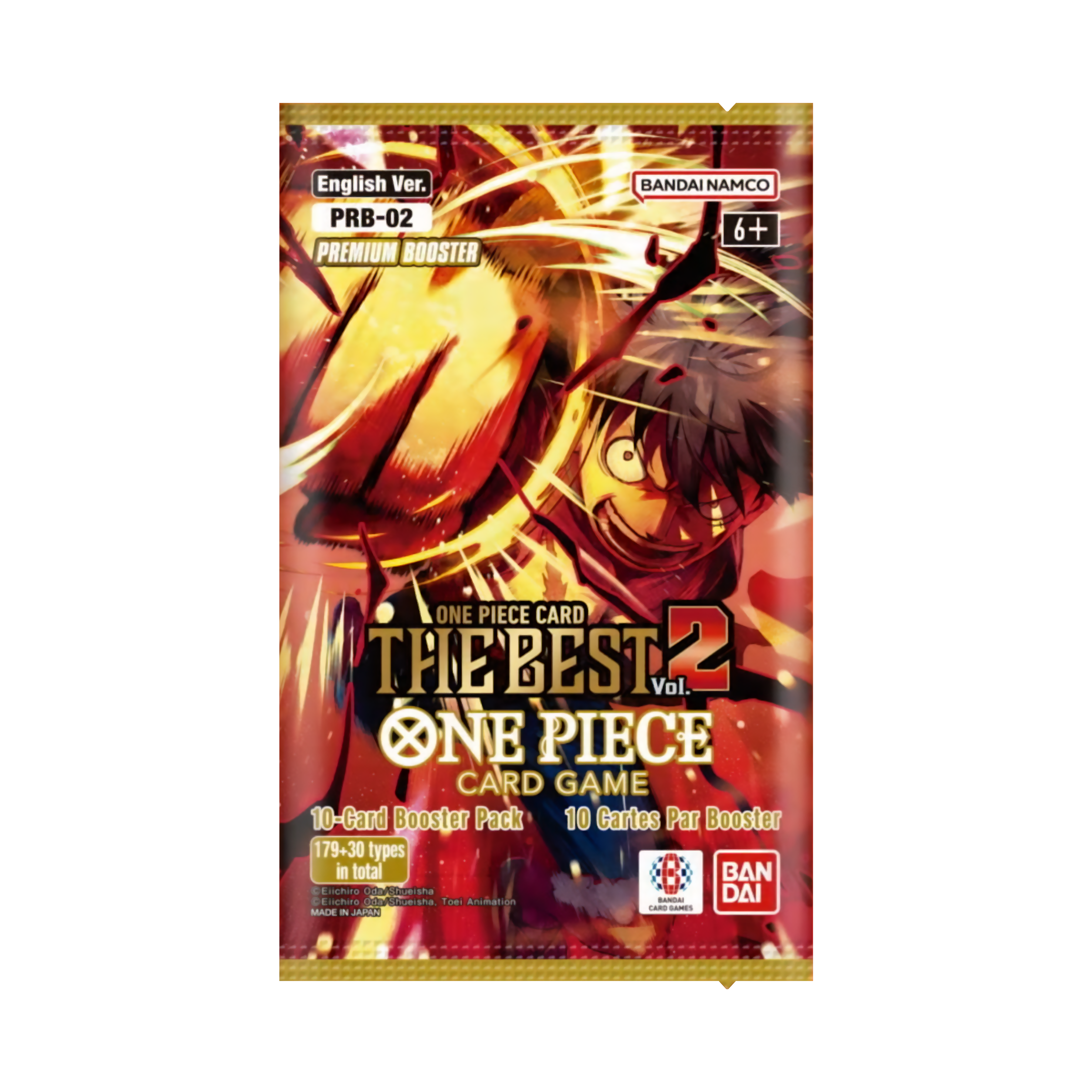 One Piece TCG - One Piece Card The Best Vol.2 (PRB-02) - Display Case (10x Boxes)