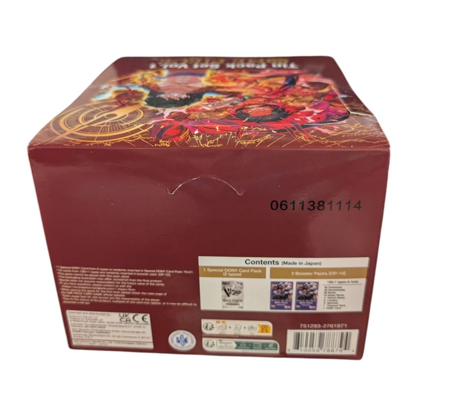 One Piece Tin Pack Set Vol. 1 Display - One Piece Promotion Cards (OP-PR)