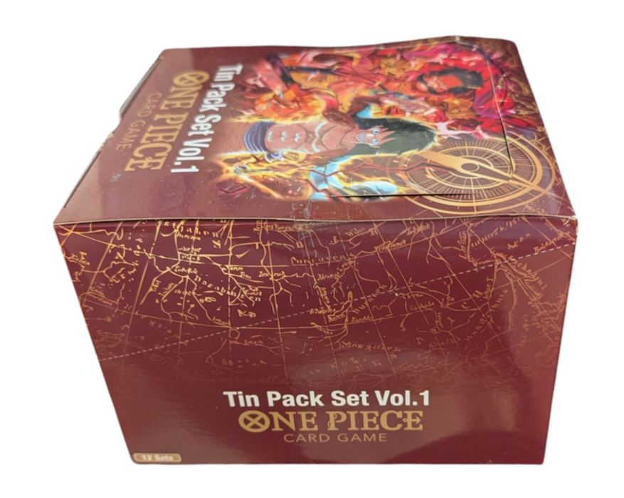 One Piece Tin Pack Set Vol. 1 Display - One Piece Promotion Cards (OP-PR)