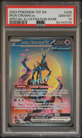 IRON CROWN ex SPECIAL ILLUSTRATION RARE 2024 POKEMON TEF EN-TEMPORAL FORCES PSA GEM MT 10